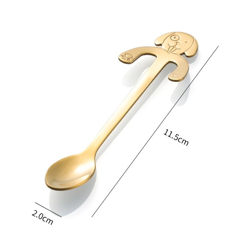 Cute Cartoon Stainless Steel Spoon for Everyday Use|Kitchen & Dining Utensils