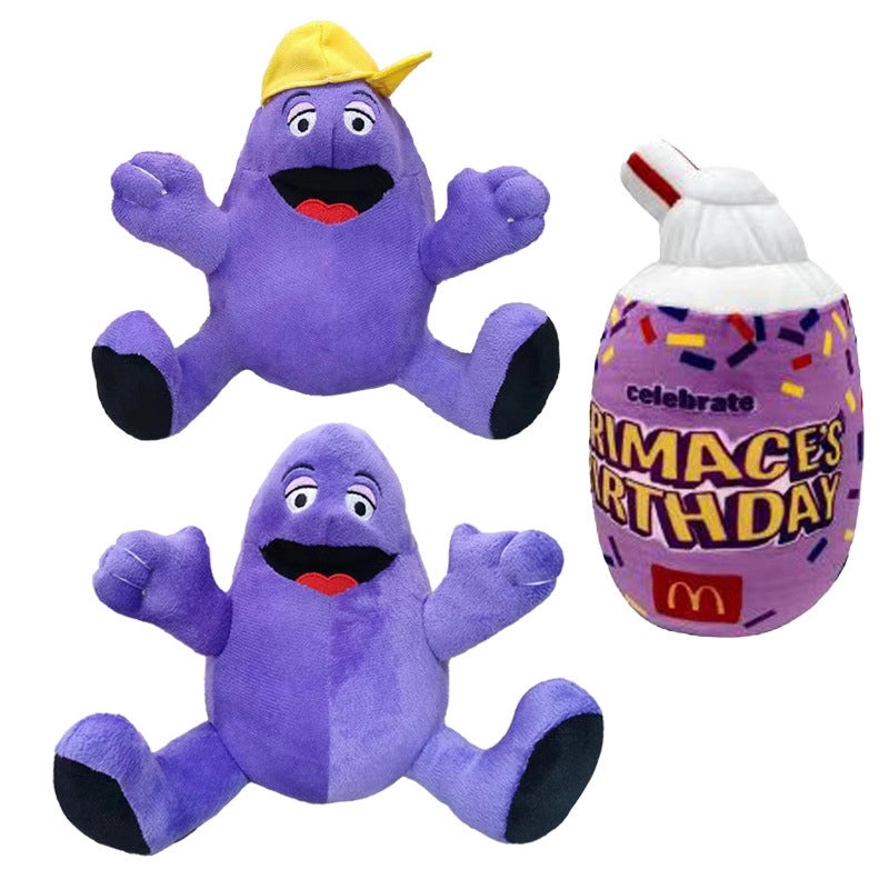 McDonald's Grimace Yellow Hat Milkshake Toy Game New In Stock|Toys & Games
