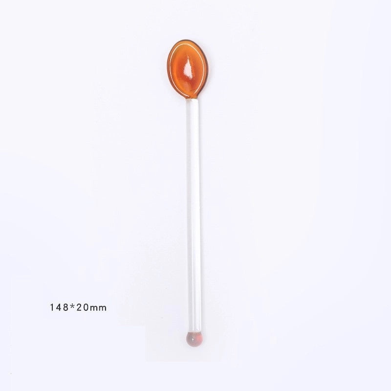 Clear Glass Spoon Minimalist Design|Kitchen Utensils