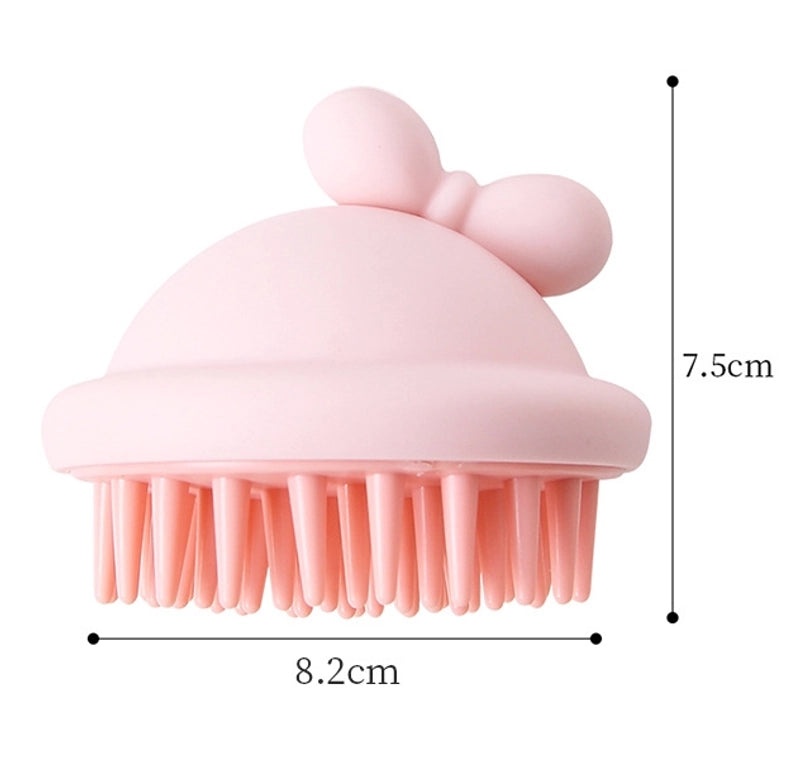Stylish Solid Color PP TPR Shampoo Brush for Hair Care|Hair Care Accessories