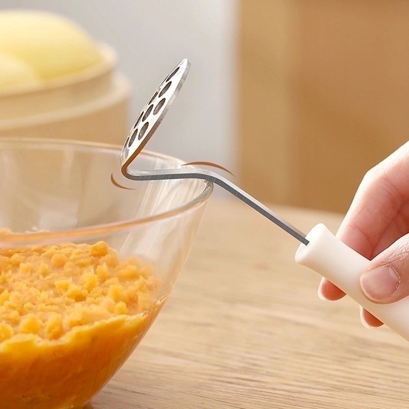 Stainless Steel Minimalist Solid Color Mashing Tool Single Piece|Kitchen Tools & Gadgets