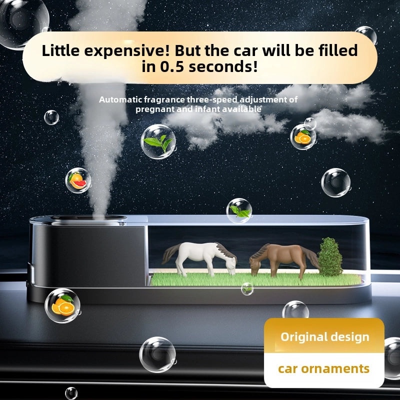 Ocean Scent Car Air Freshener Long-Lasting Perfume Cologne Trendy Vehicle Ornament|Car Accessories