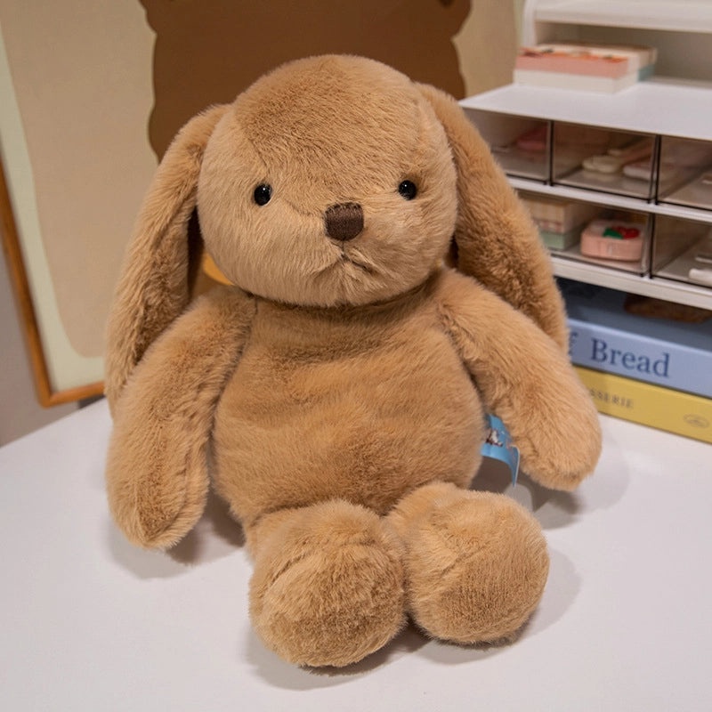 Soft Plush Rabbit Toy Solid Color Stuffed Animal Filled with PP Cotton|Stuffed Animals & Plush Toys