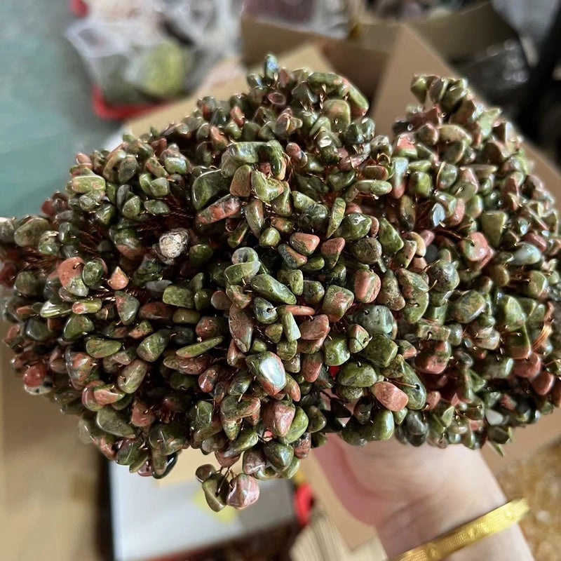 Irregular Rose Quartz Crystal Gravel Artificial Decorations Modern and Classic Style|Home Decor Accessories