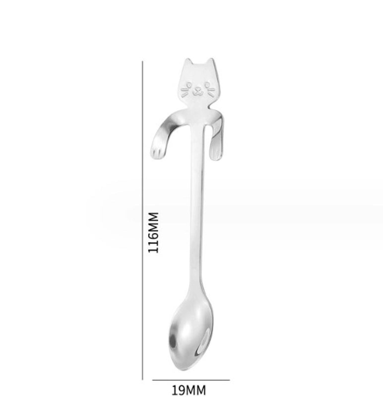 Adorable Cartoon Stainless Steel Spoon Single Piece | Kitchen Utensils & Cutlery