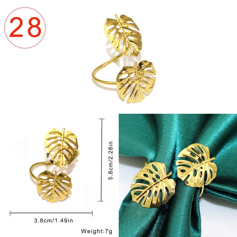 Stylish Geometric Metal Napkin Holder Single Piece|Home Decor & Kitchen Accessories