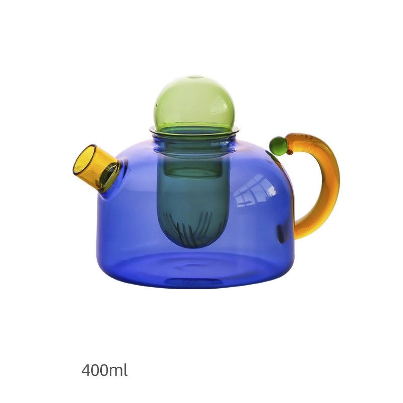 Colorful Casual Glass Teapot 1 Pc|Home & Kitchen Accessories