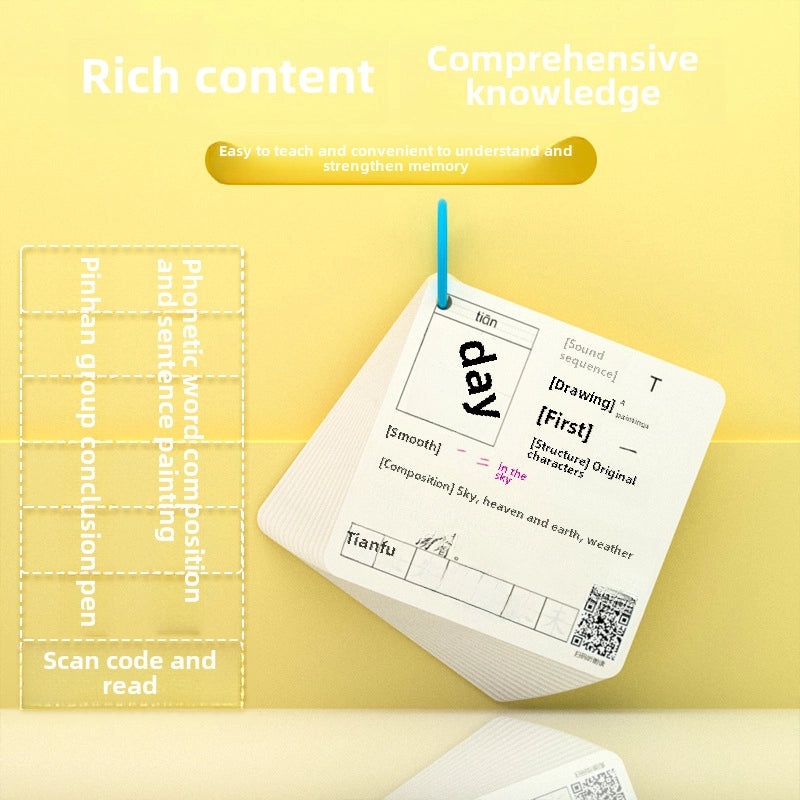 Chinese Literacy Cards for Grades 1-2 | Primary School Teaching Materials & Reading Aids
