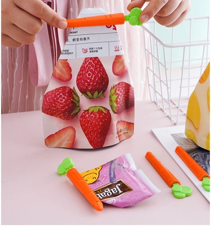 Colorful Minimalist PP Sealing Clips Set for Kitchen Organization|Kitchen Storage Accessories