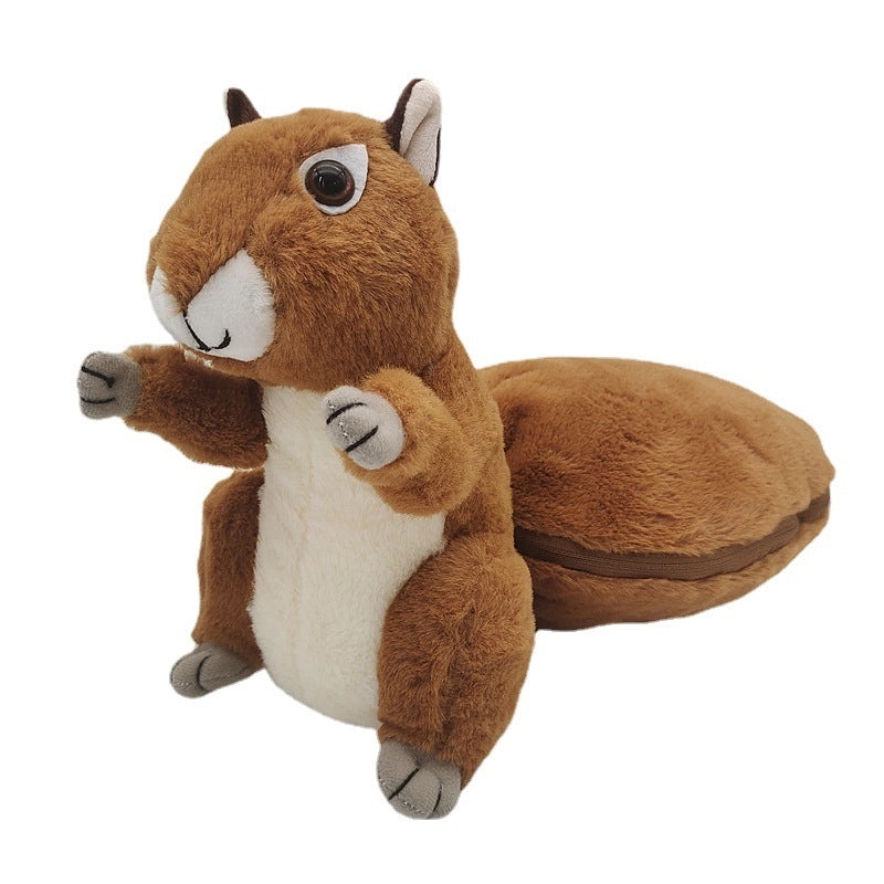 Cute Squirrel Plush Toy Holding Nut | Plush Toys