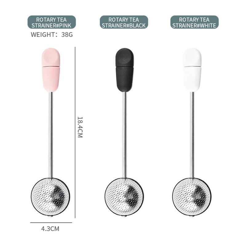 Unisex 304 Stainless Steel Daily Casual Tea Strainer Solid Color