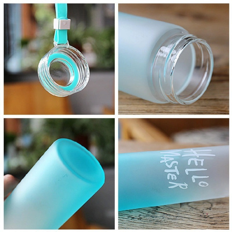 Transparent Gradient Colorful Portable Cup for Casual Use Advertising Student Couples | Drinkware & Cups
