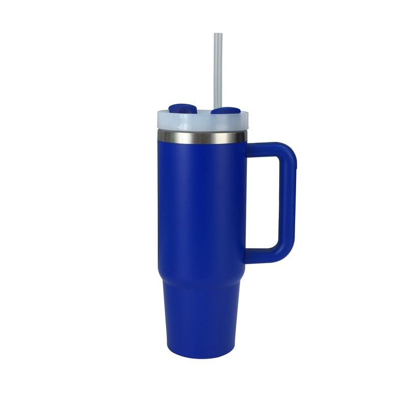 Customized 40oz Stainless Steel Double-layer Insulated Ice Tumbler with Handle for Car | Drinkware & Travel Mugs