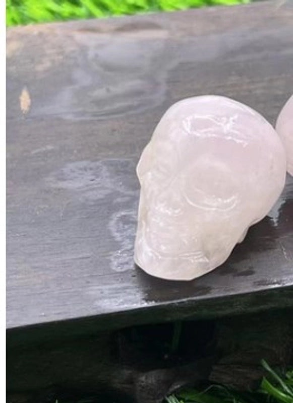 Halloween Punk Skull Natural Stone Decor|Jewelry & Accessories