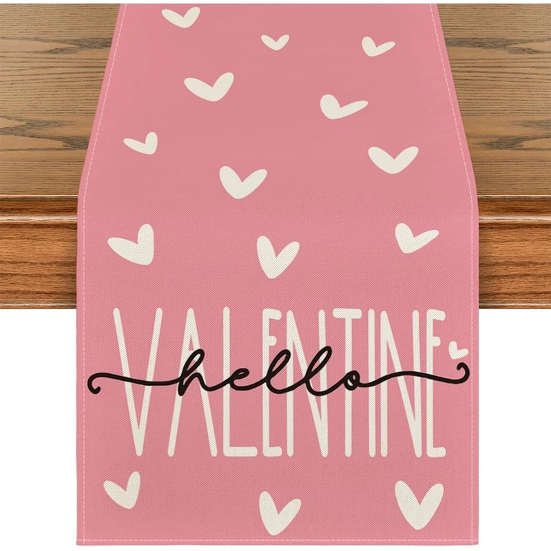 Minimalist Heart Letter Linen Pendant Necklace for Valentine's Day | Jewelry & Accessories