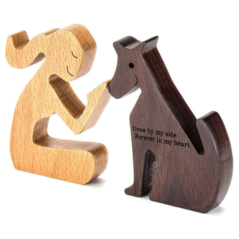 Adorable Dog Letter Wooden Ornament Decorative Artificial Home Decor | Home Decorations