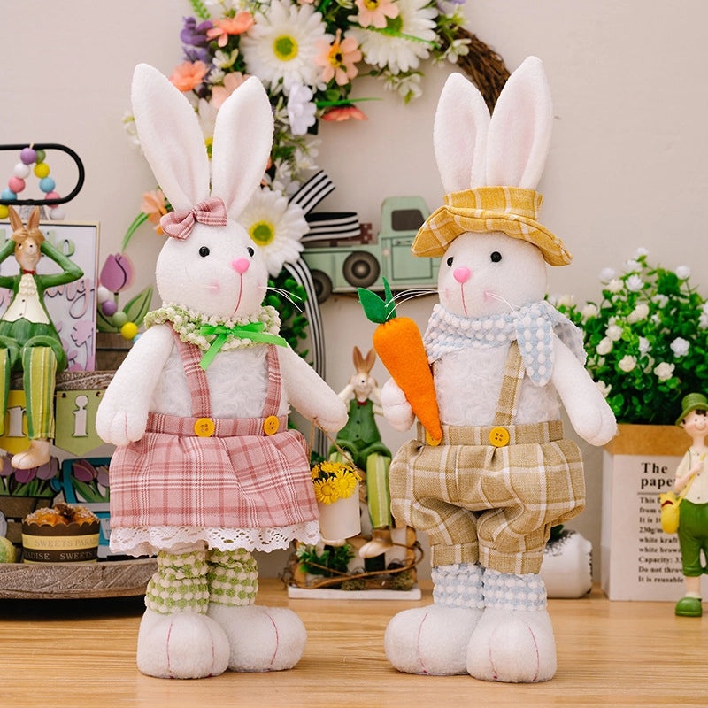 Easter Adorable Rabbit Cloth Ornament for Daily and Festival Table Decoration|Home Decor Ornaments