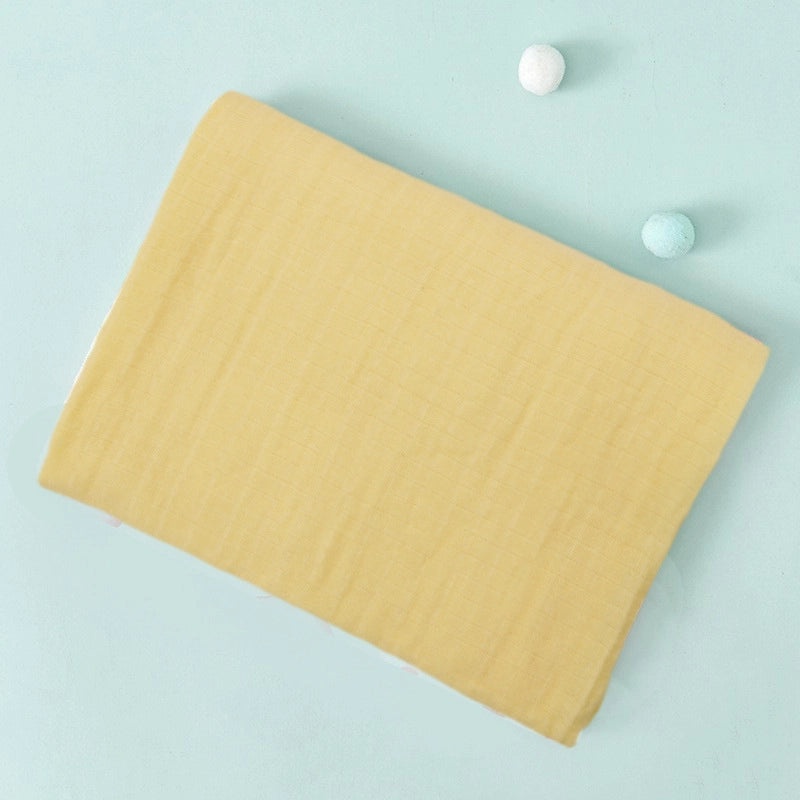 Double-layer Cotton Gauze Baby Swaddle Blanket Printed Bath Towel Sunshade Cart Cover|Baby Care Accessories