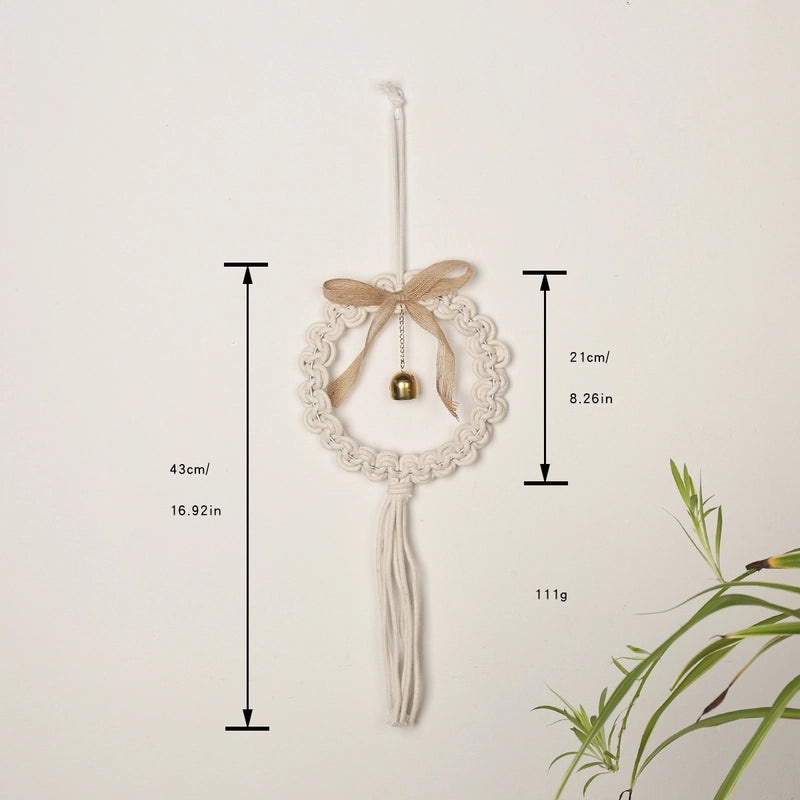 Nordic Hand-Woven Wind Chime Pendant for Door or Car Holiday Christmas Ornament Gift|Home Decor & Accessories