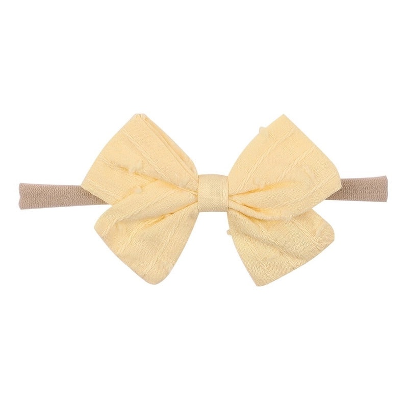 Kids Soft Nylon Bow Headband Candy Colors|Children's Hair Accessories