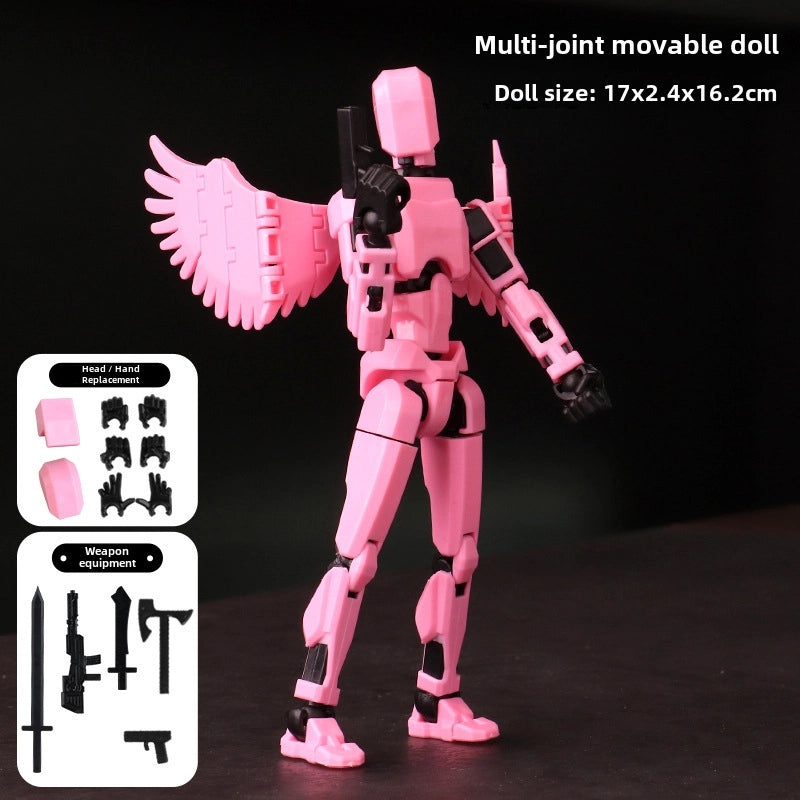 Lucky Doll 13-Joint Movable 3D Printed DIY Whole Body Stress Relief Toy | Toys & Games