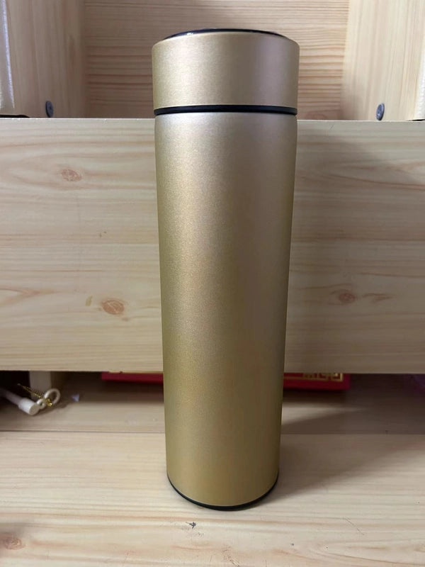 智能温度测量保温杯 LED触控显示水杯 哑光创意商务礼品 定制LOGO|智能温控水杯