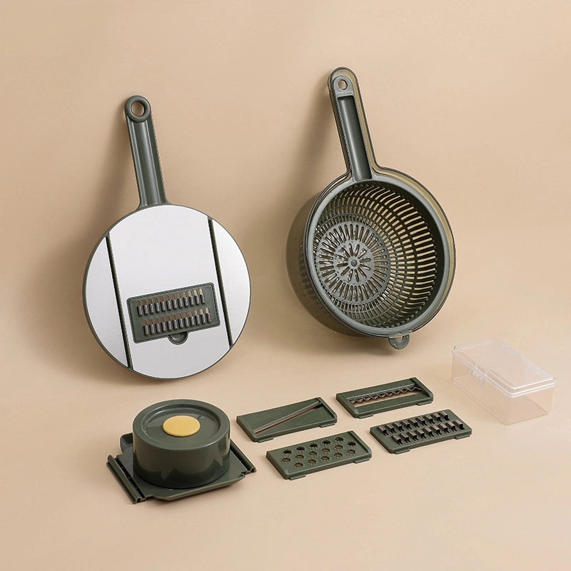 Multi-functional Kitchen Vegetable Cutter Egg White Separator Shredder Household Wheat Straw Cleaning Wipes | Kitchen Tools & Gadgets