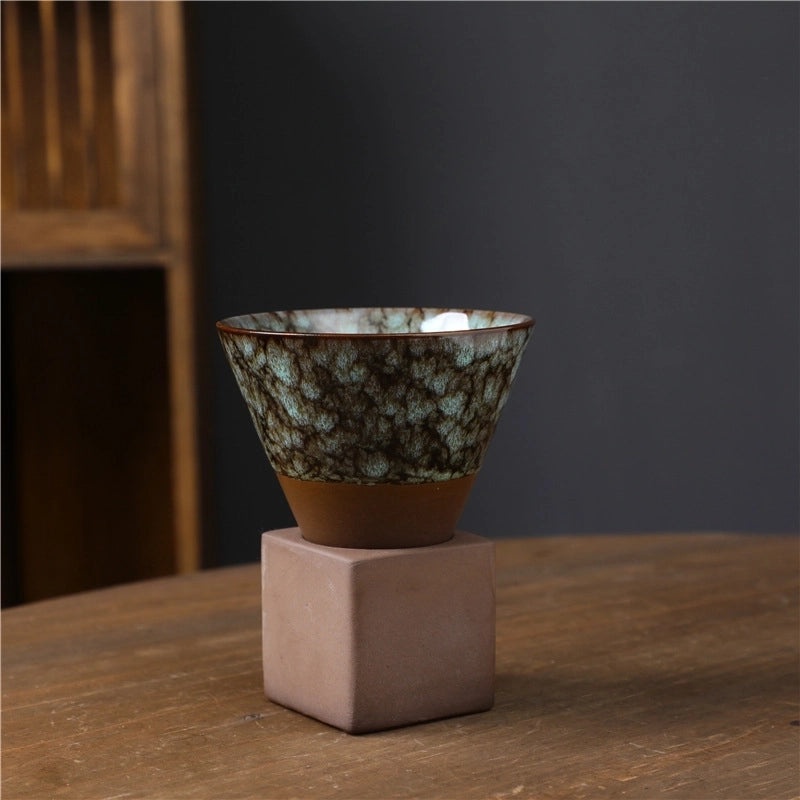 Chinoiserie Style Retro Solid Color Porcelain Water Bottle Single Piece|Home & Kitchen - Drinkware & Barware