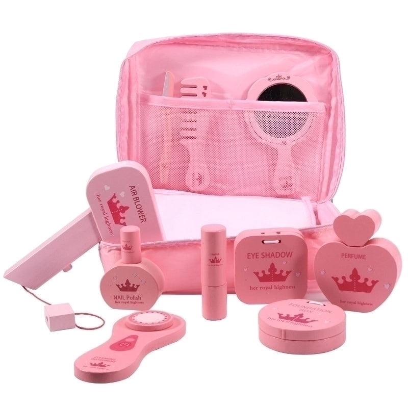 Wooden Makeup Toys Solid Color Pretend Play Set|Kids Toys & Educational Games
