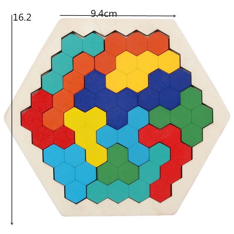 Colorful Wooden Puzzle Toys for Toddlers Ages 3-6 | Educational Toys & Puzzles