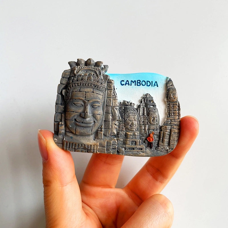 3D Travel Refrigerator Magnet Stickers Europe Cities Souvenirs Creative Tourist Gifts|Home Decor & Magnets