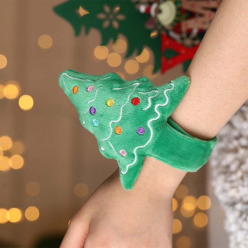 Christmas Light-Up Slap Bracelets for Kids, Snowman & Santa Designs|Kids Jewelry & Accessories