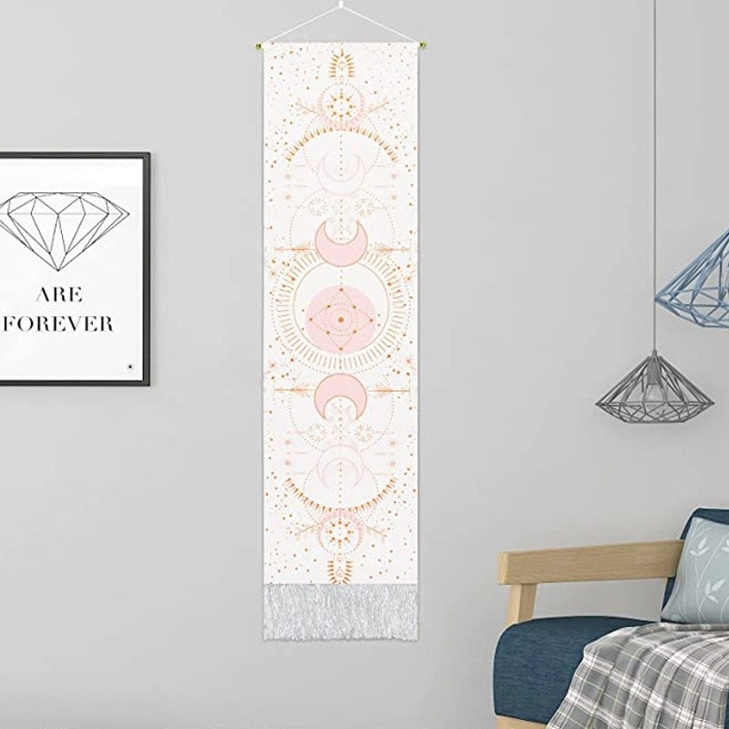 Modern Cotton Linen Polyester Tapestry Wall Art with IG Aesthetic Print|Home Decor Wall Hangings