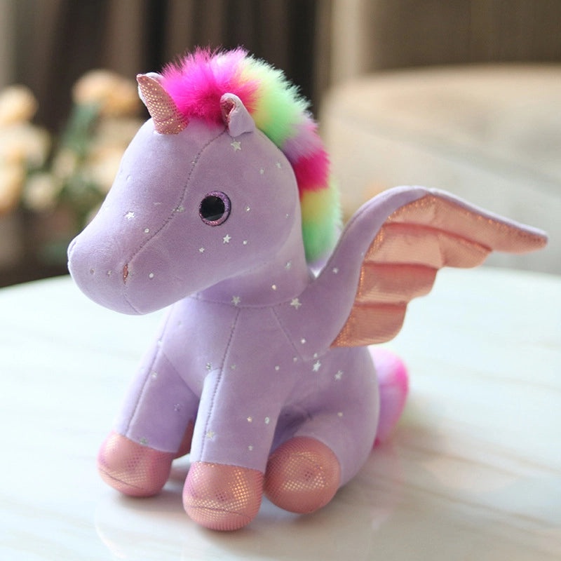 Rainbow Angel Horse Plush Doll for Kids|Toys & Games Plush Toys