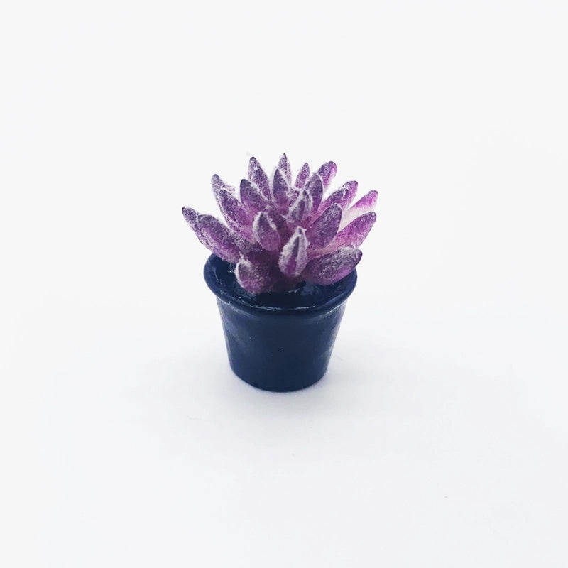 Miniature Dollhouse Accessories Artificial Succulent Plant Pot Micro Landscape Decoration|Dollhouse Miniatures & Accessories