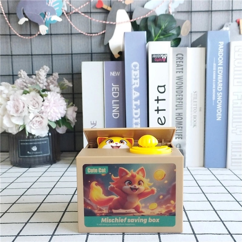 Creative Cute Panda Cat Coin Bank for Savings|Home Decor & Savings Accessory