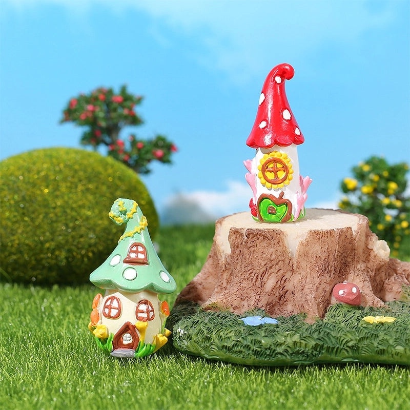 Charming Miniature Castle Resin Figurines|Home Decor Ornaments