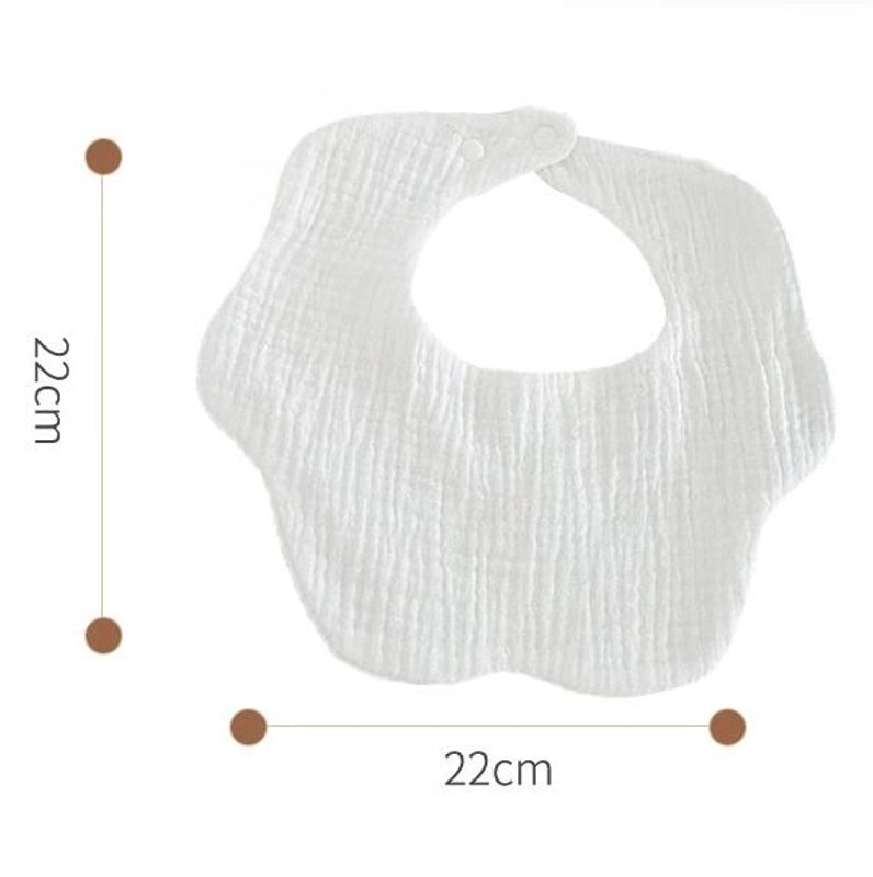 Cotton Baby Burp Cloths Solid Color Minimalist Design Soft Absorbent Baby Essentials|Baby Care Accessories