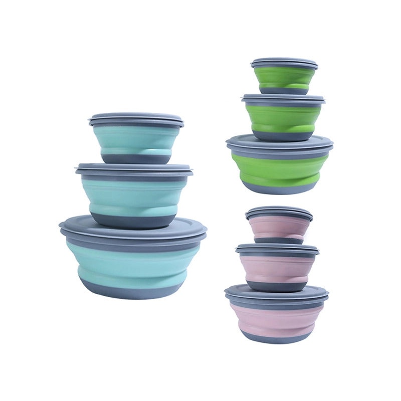 Everyday Solid Color Plastic Bowl Set of 3|Kitchen & Dining