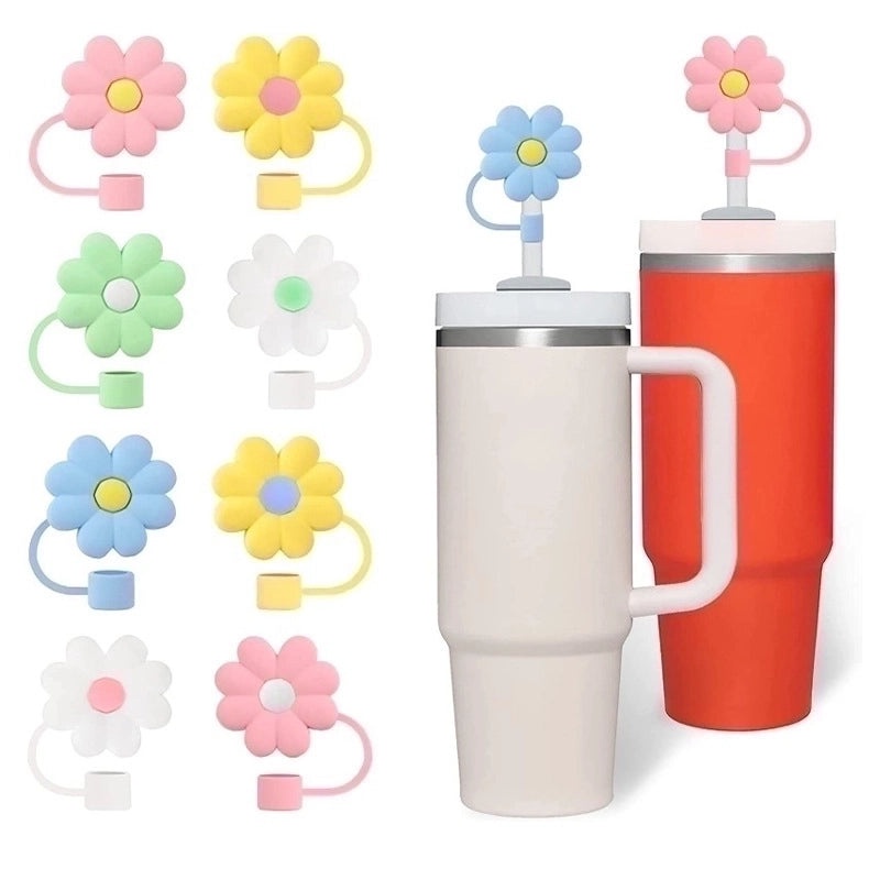 Adorable Floral PVC Drinking Straw|Drinkware & Bar Accessories