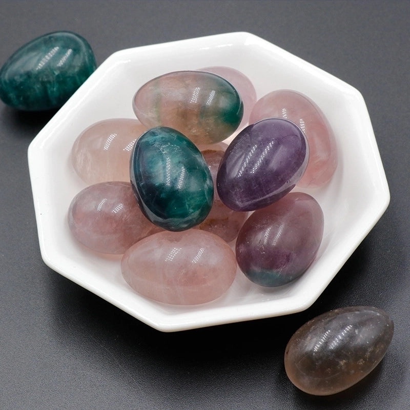 Natural 30mm Agate Egg Stone Semi-Precious Crystal Mineral Specimen|Semi-Precious Stones & Crystals