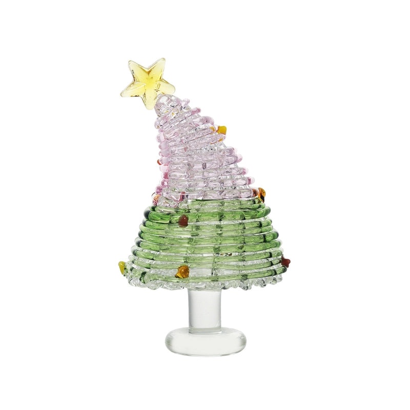 Minimalist Christmas Tree Crystal Ornament | Holiday Decor Ornaments