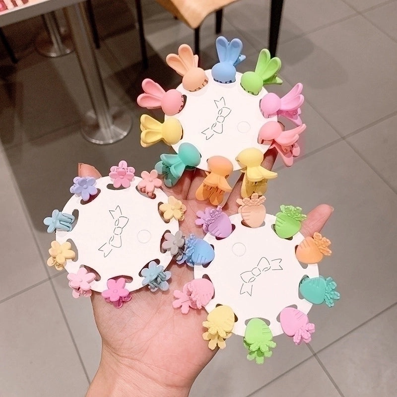 Colorful Korean Baby Hair Clips Candy Tone Small Hairpins Cute Girls Princess Headdress|Children's Hair Accessories