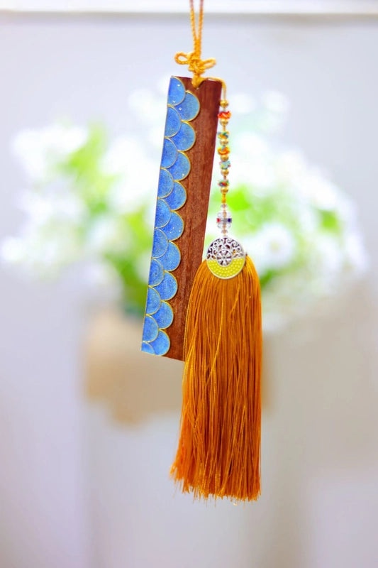 Ancient Style Cloisonne Enamel DIY Material Bag for Handmade Wood Bookmark | Crafts & DIY Supplies