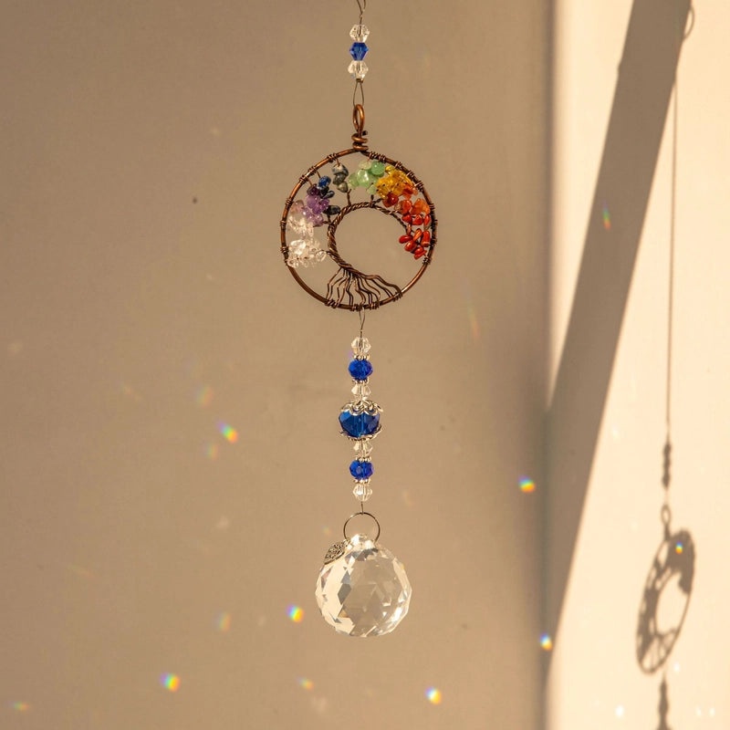 Pastoral Heart-Shaped Moon Water Drop K9 Crystal Pendant | Jewelry & Accessories