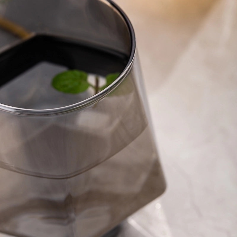 Solid Color Soda Lime Glass Water Bottle for Casual Vacation Use | Home & Kitchen Accessories