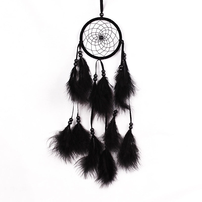 Minimalist Feather Dreamcatcher Wall Art, Boho Grid Style | Home Decor