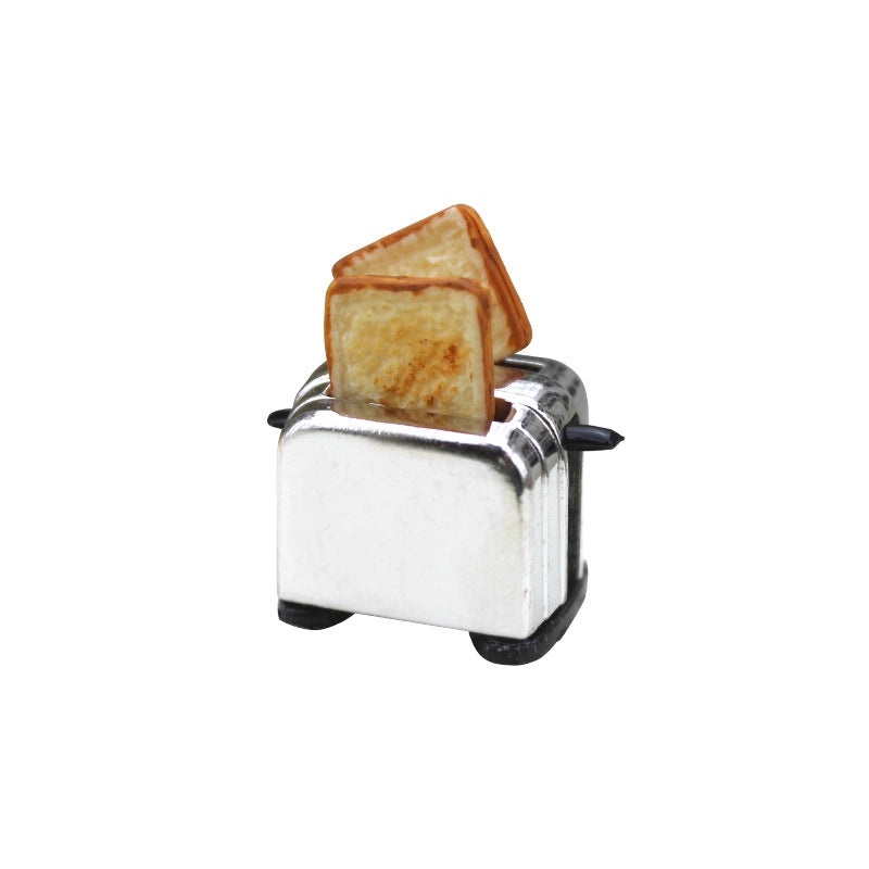 Miniature Breakfast Bread Maker Model for Ob11 Dollhouse Small Cloth Doll Kitchen Accessories Creative Play Scene|Dollhouse Accessories