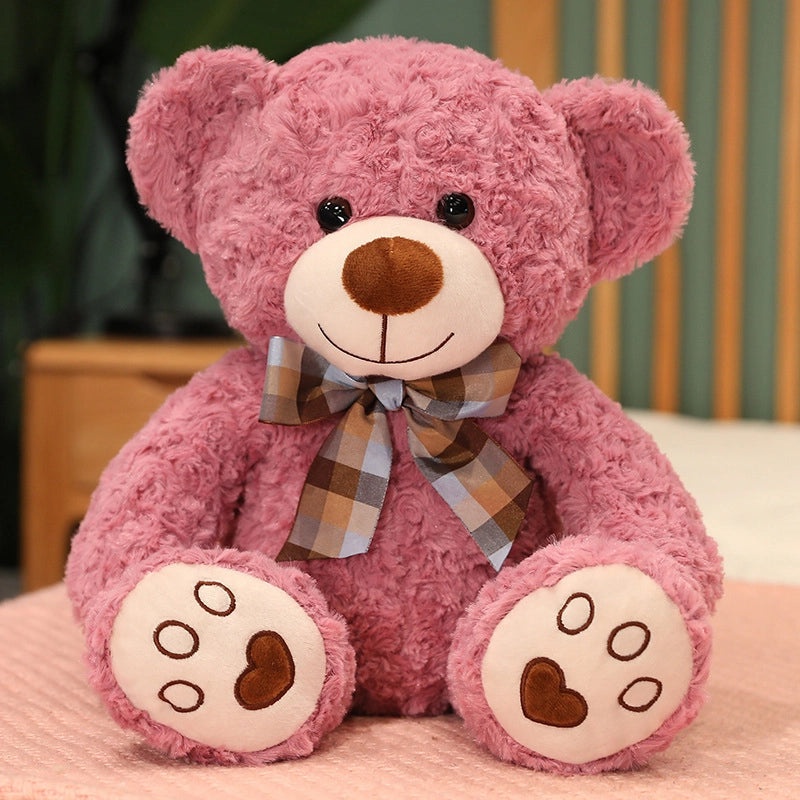 Cute Plush Bear with Bow Knot Soft PP Cotton Stuffed Animal Toy | Stuffed Animals & Plush Toys