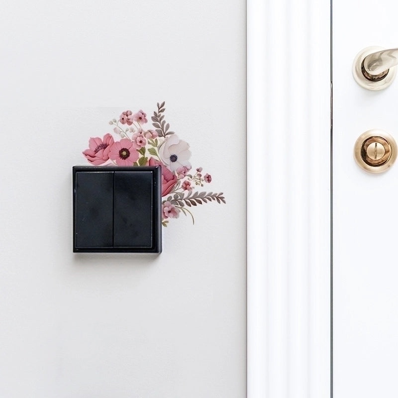 Floral PVC Wallpaper for Casual Vacation Vibes | Home Decor Wall Art